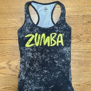Zumba fitted tank top.